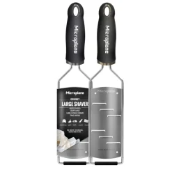 MICROPLANE Râpes À Fromage|Râpe À Légumes|Râpe Coupe Large Gourmet Noir