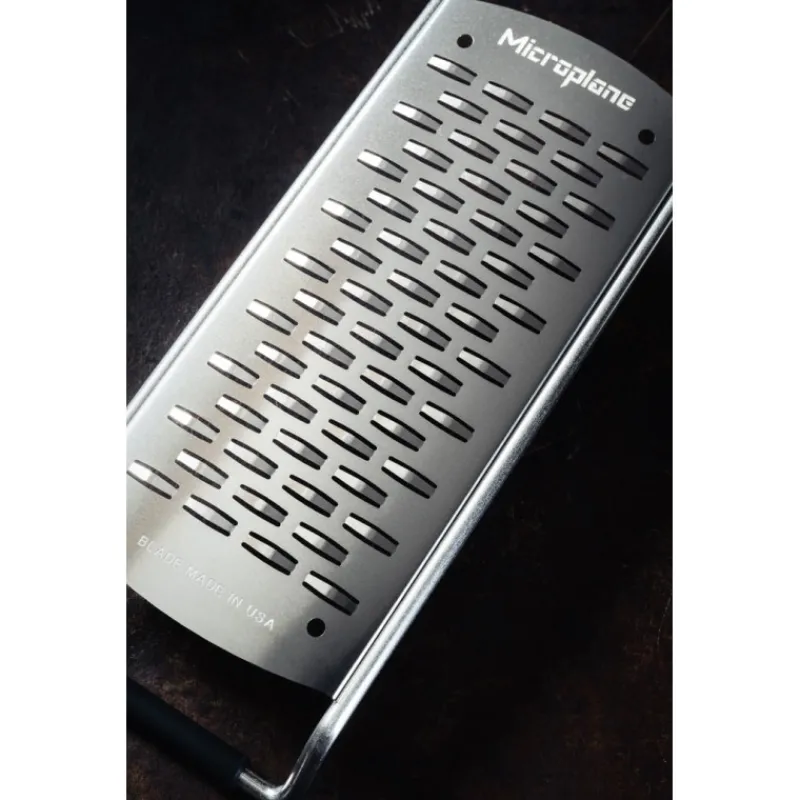 MICROPLANE Râpes À Fromage|Râpe À Légumes|Râpe Double Tranchant Gourmet Noir