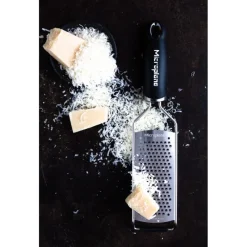 MICROPLANE Râpes À Fromage|Râpe À Légumes|Râpe Gros Grains Gourmet Noir