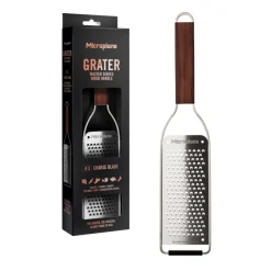 MICROPLANE Râpes À Fromage|Râpe À Légumes|Râpe Gros Grains Master Manche en Bois