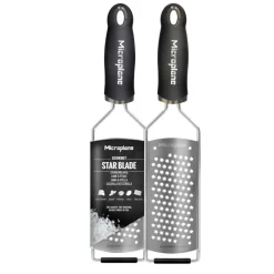MICROPLANE Zesteur|Râpes À Fromage|Râpe Étoile Gourmet Noir