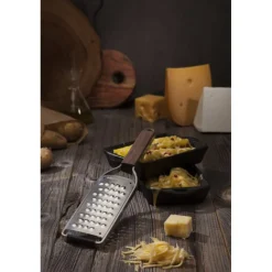 MICROPLANE Râpes À Fromage|Râpe À Légumes|Râpe Très Gros Grains Master Manche en Bois