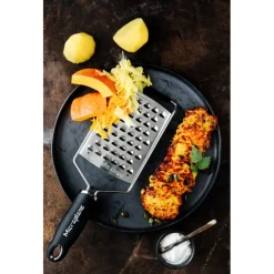 MICROPLANE Râpes À Fromage|Râpe À Légumes|Râpe Ultra Gros Grains Gourmet Noir