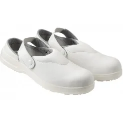 ROBUR Chaussures De Cuisine|Sabot de Sécurité T.41 Blanc BERCEO