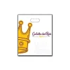 CUISINEADDICT Emballage Alimentaire|Sac à Galette Ingraissable 23x29cm Motif Couronne x100