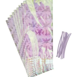 WILTON Emballage Alimentaire|Sachet bonbon Lapins Irisés (x10)