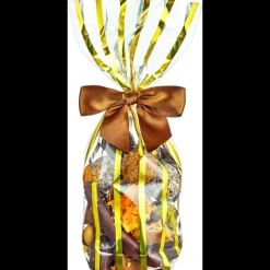 CUISINEADDICT Emballage Alimentaire|Sachet Bonbon Or avec Fond Carton 10 x 22 cm (x100)