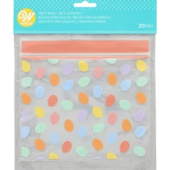 WILTON Emballage Alimentaire|Sachet Bonbon Refermable Œufs (x20)