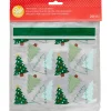 WILTON Emballage Alimentaire|Sachet Bonbon Refermable Sapin de Noël 18,5 x 18,5 cm (x20)