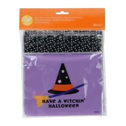 WILTON Emballage Alimentaire|Sachet Bonbon Sorcière Halloween (x20)