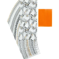 WILTON Emballage Alimentaire|Sachet Bonbon Transparent Fantôme Halloween (x20)