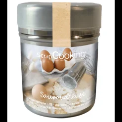 SCRAPCOOKING Ustensiles Pâtisserie|Saupoudreuse Maille Fine 80 g