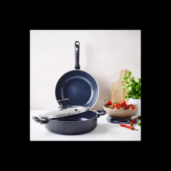 GREENPAN Sauteuses|Sauteuse 28 cm avec Couvercle Torino