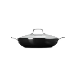 LE CREUSET Sauteuses|Sauteuse Antiadhérente Essentiel Céramique 30 cm et couvercle