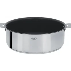 CRISTEL Sauteuses|Sauteuse Casteline Ø 26 cm Manche Amovible Anti-Adhésive Inox
