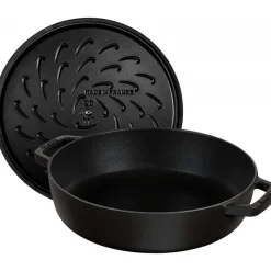 STAUB Sauteuses|Sauteuse en Fonte Chistera 28 cm Noir