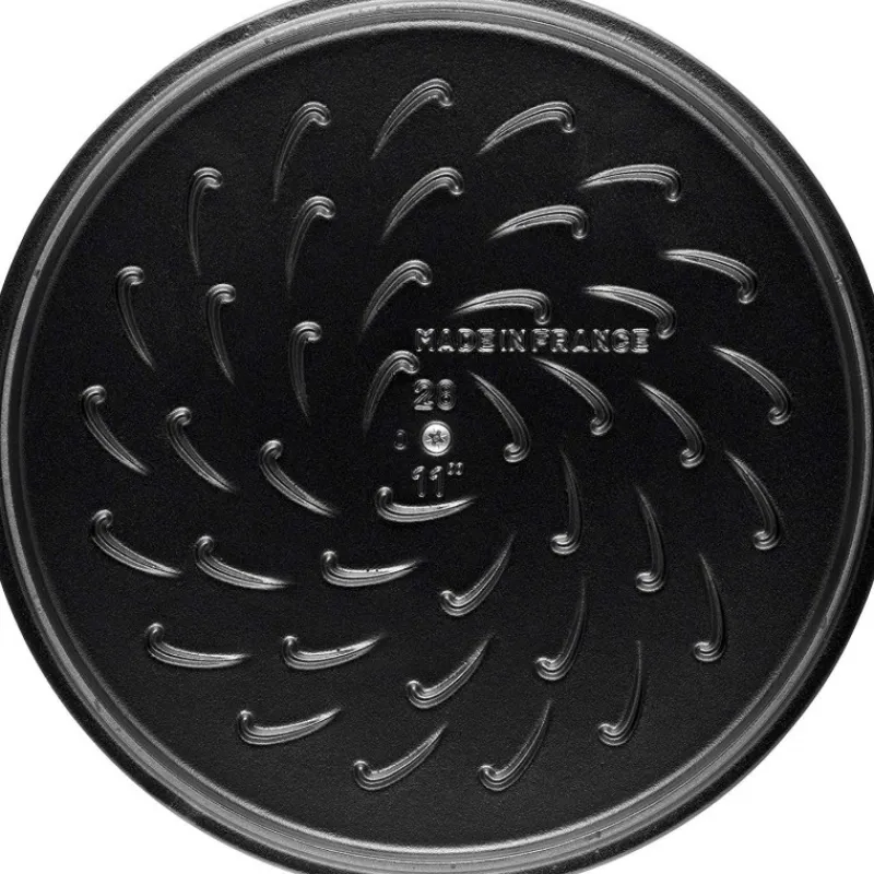 STAUB Sauteuses|Sauteuse en Fonte Chistera 28 cm Rouge Cerise