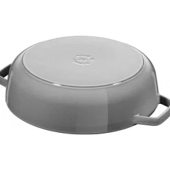 STAUB Sauteuses|Sauteuse en Fonte Chistera 24 cm Gris Graphite