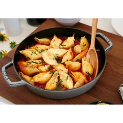 STAUB Sauteuses|Sauteuse en Fonte Chistera 24 cm Gris Graphite