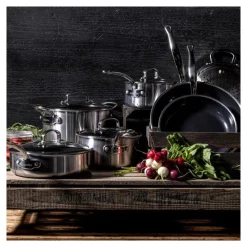 GREENPAN Sauteuses|Sauteuse Inox Ø 26 cm avec Couvercle PREMIERE