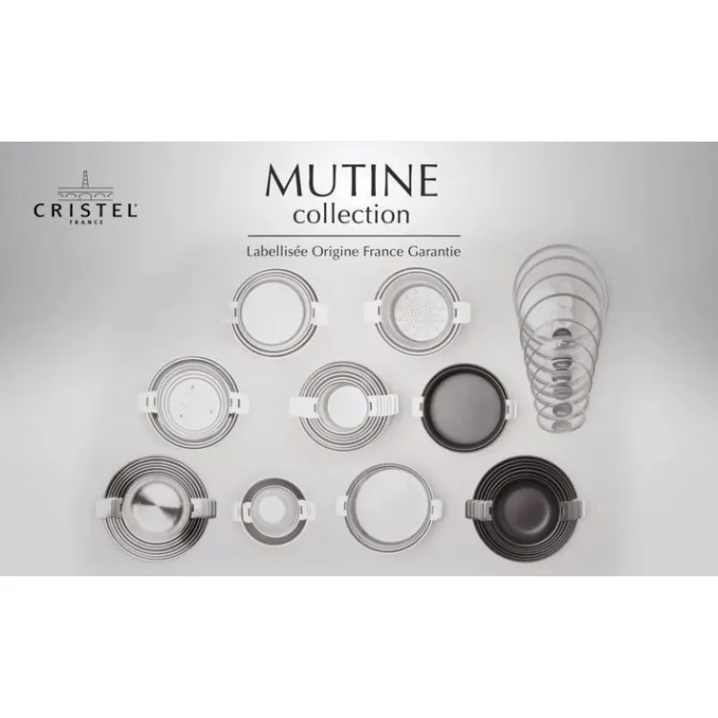CRISTEL Sauteuses|Sauteuse Mutine Ø 28 cm Manche Amovible Inox