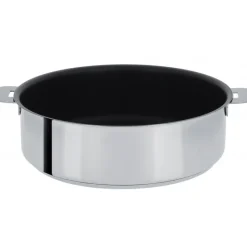 CRISTEL Sauteuses|Sauteuse Mutine Ø 24 cm Manche Amovible Anti-Adhésive Inox