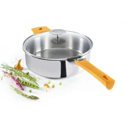 CRISTEL Sauteuses|Sauteuse Mutine Ø 24 cm Manche Amovible Inox