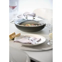 LE CREUSET Sauteuses|Sauteuse Provençale 30 cm Anti-Adhérente avec couvercle Les Forgées