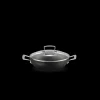 LE CREUSET Sauteuses|Sauteuse Provençale 24 cm Anti-Adhérente avec couvercle Les Forgées