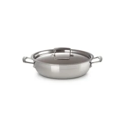 LE CREUSET Sauteuses|Sauteuse Provençale en Inox et Couvercle 30 cm