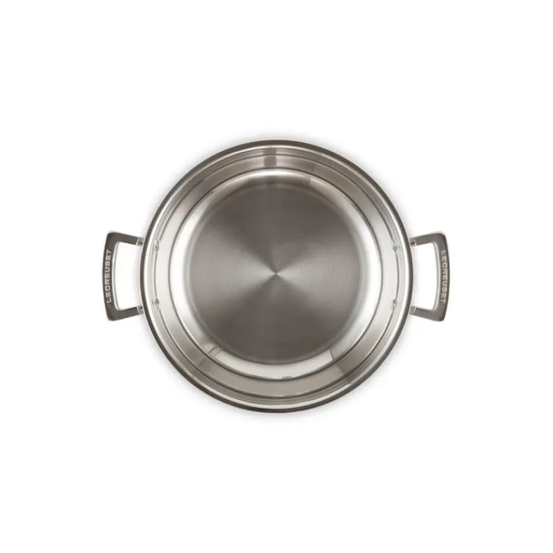 LE CREUSET Sauteuses|Sauteuse Provençale en Inox et Couvercle 30 cm