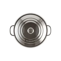 LE CREUSET Sauteuses|Sauteuse Provençale Inox Signature 30 cm et couvercle