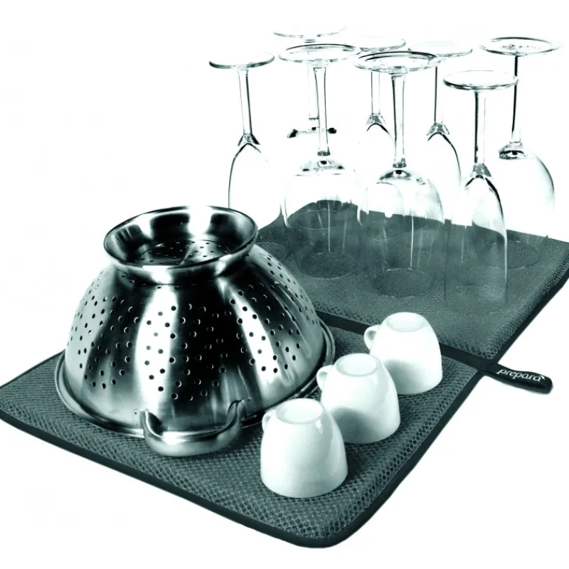 CUISINEADDICT Autour De L'évier|Séchoir Vaisselle Antibactérien 52 x 35 cm Prepara