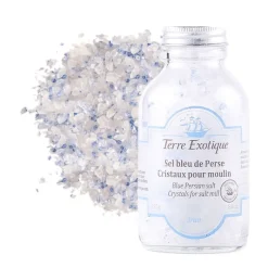 TERRE EXOTIQUE Sel|Sel Bleu de Perse en Cristaux 250 g