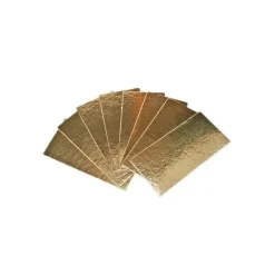 GATODECO Présentoirs Pour Gâteaux|Semelles à Bûches Dorées 34 x 10 cm (x5) Gatodéco