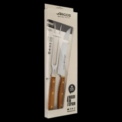 ARCOS Fourchette À Viande|Service à Découper Bois et Inox Nordika