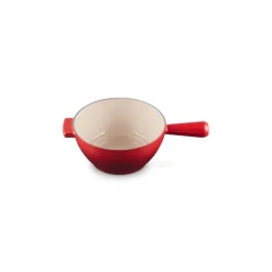 LE CREUSET Appareil À Raclette, Appareil À Fondue|Service à fondue manche fonte Cerise (rouge)