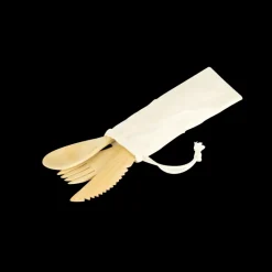 PEBBLY Couverts|Set 3 Couverts en Bambou