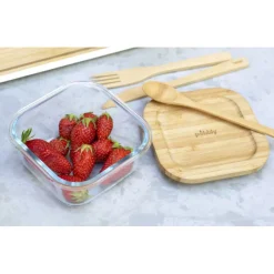 PEBBLY Couverts|Set 3 Couverts en Bambou