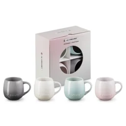 LE CREUSET Vaisselle|Set 4 Mugs en Céramique Cocon 320 ml