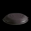 EMILE HENRY Plat De Cuisson|Moules À Gâteaux|Set Moule à Tarte Tatin en Céramique Ø 33 cm Fusain