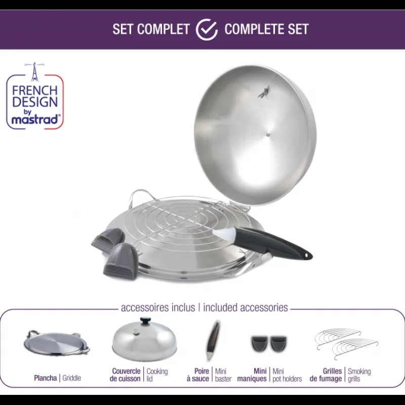 MASTRAD Plancha|Set Plancha avec Accessoires O'Plancha