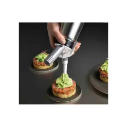 MASTRAD Siphons & Cartouches|Siphon de Cuisine Professionnel en Inox 1L