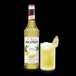 MONIN Jus, Sirops|Sirop Banane Jaune 70 cl
