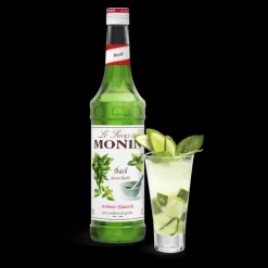 MONIN Jus, Sirops|Sirop Basilic 70 cl
