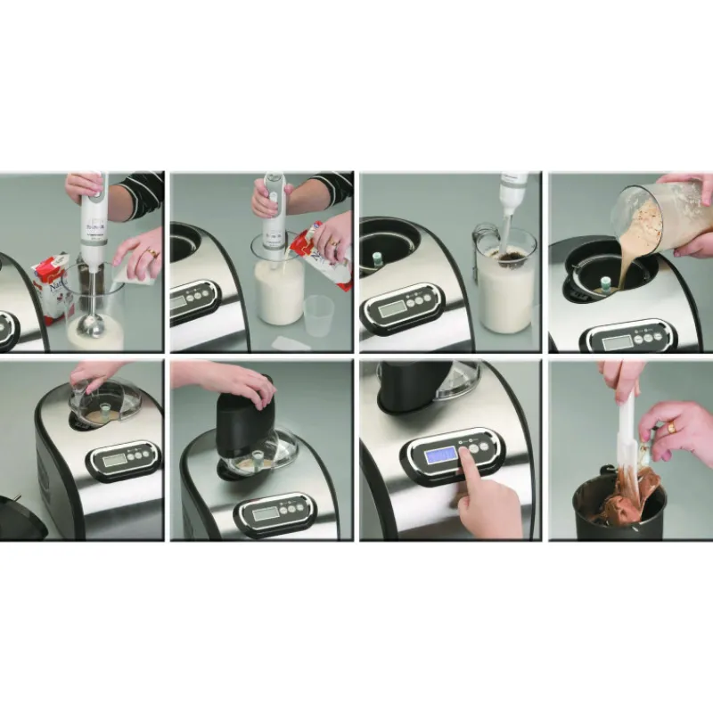 MALLARD FERRIERE Sorbetière, Turbine À Glace|Sorbetière 1.4 L