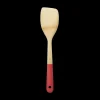 PEBBLY Spatules|Spatule de Cuisine Bambou 30 cm Rouge