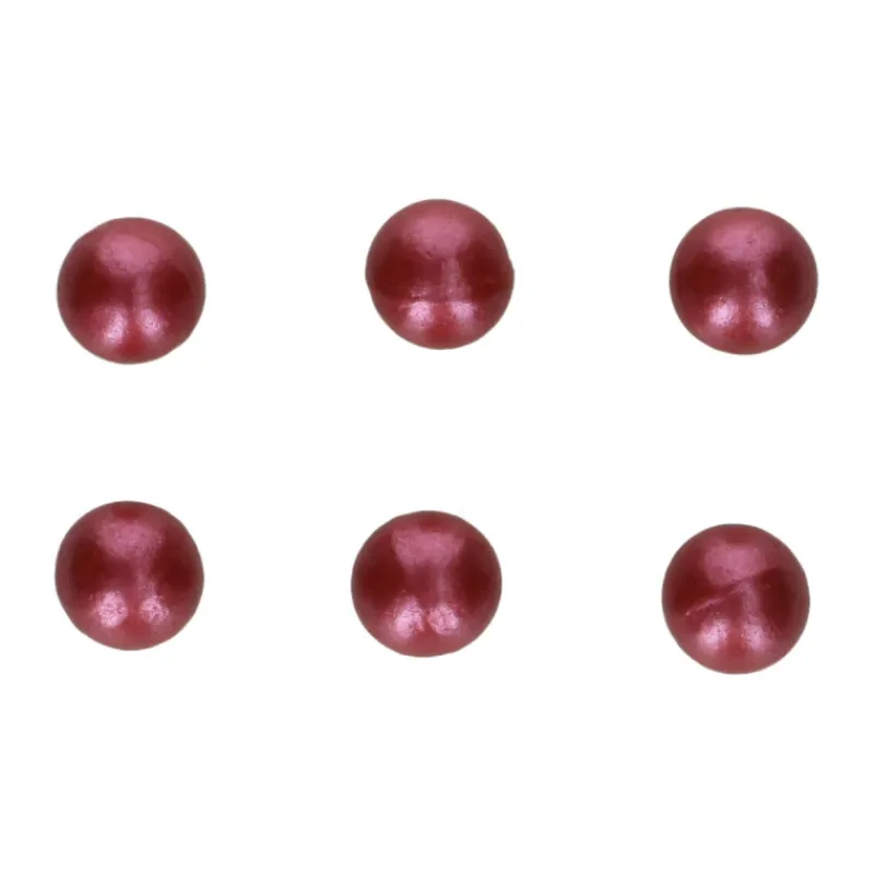 FUNCAKES Décoration Comestible|Sphères en Chocolat Rouge (x8)