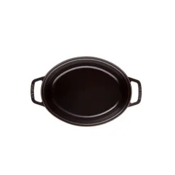 STAUB Cocotte En Fonte|Cocotte Fonte Ovale 31 cm Noir Mat 5,5 L