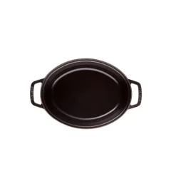 STAUB Cocotte En Fonte|Cocotte Fonte Ovale 23 cm Noir Mat 2,35 L